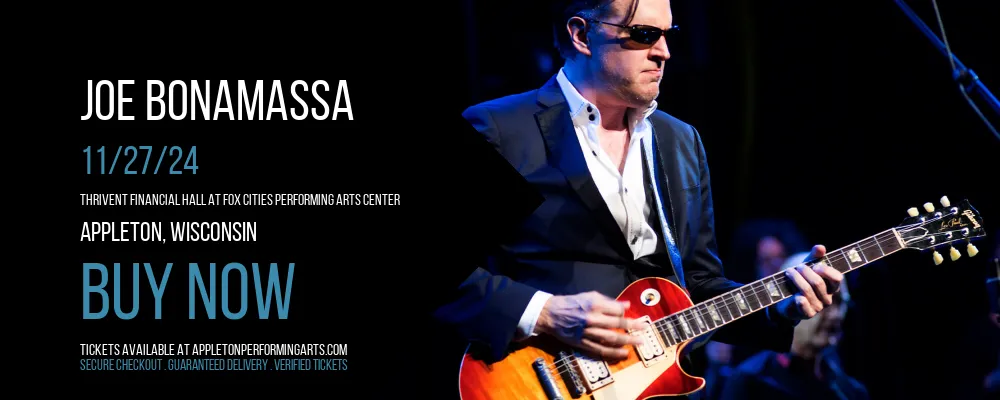 Joe Bonamassa at Thrivent Financial Hall At Fox Cities Performing Arts Center