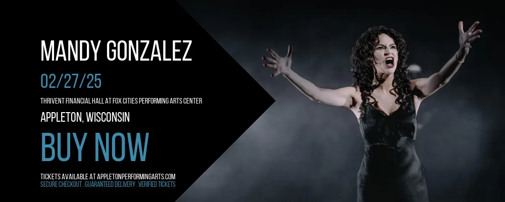 Mandy Gonzalez at Thrivent Financial Hall At Fox Cities Performing Arts Center